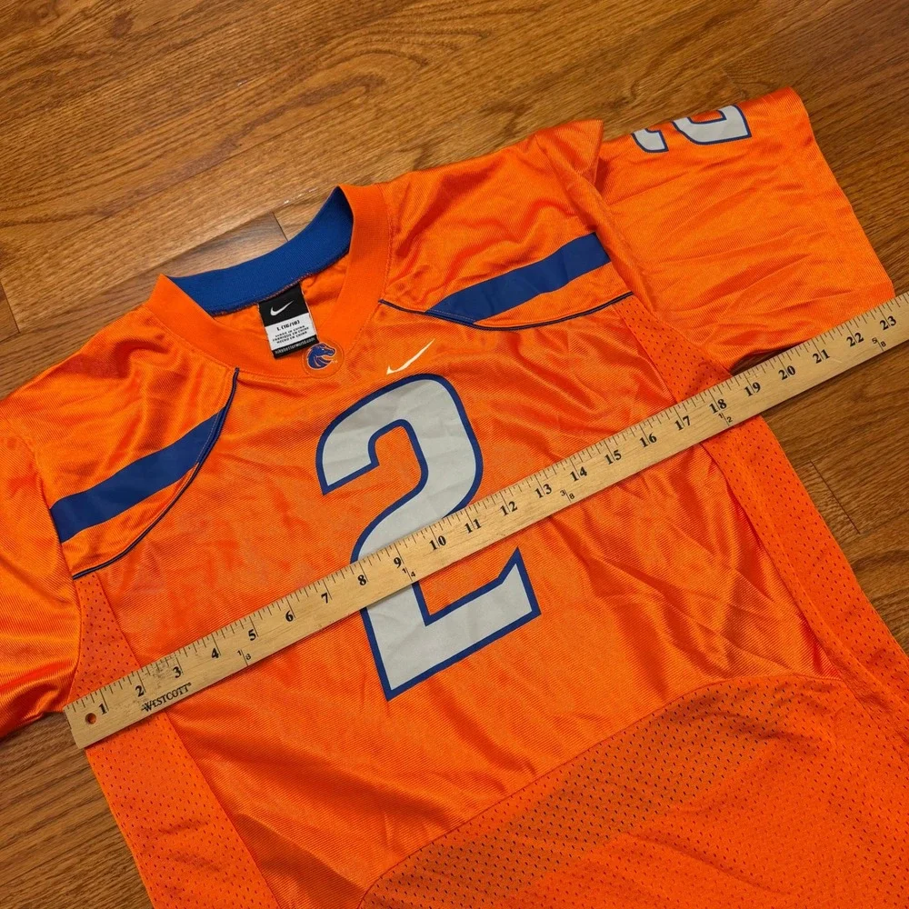 Nike Boise State Broncos Youth Football Jersey Orange Blue Size Large 16/18